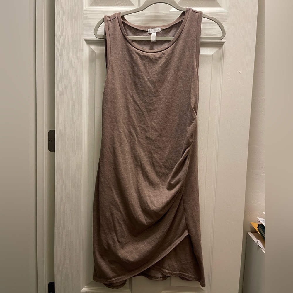 Leith ruched wrap dress